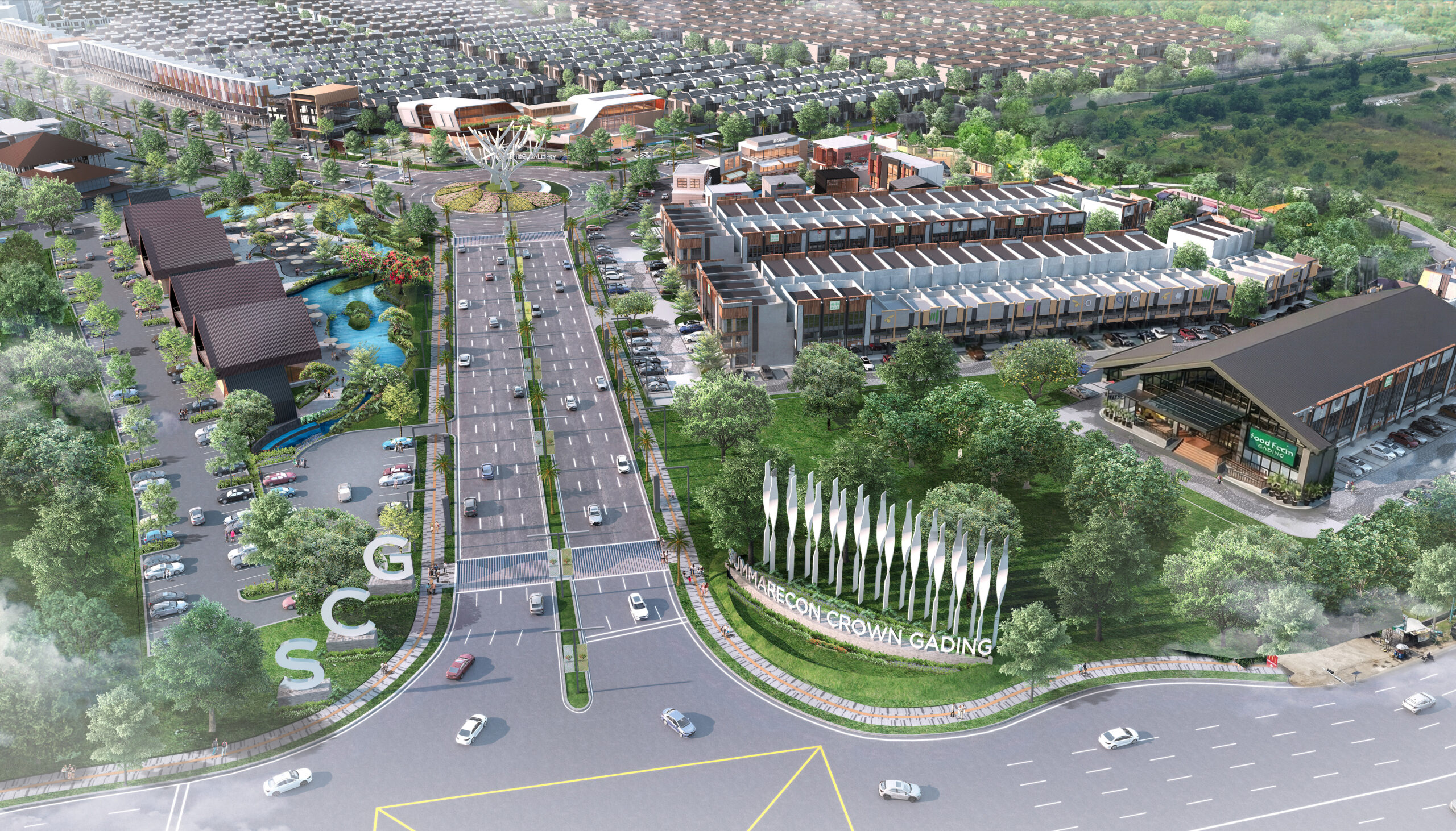 Emmerald Commercial, Summarecon Crown Gading